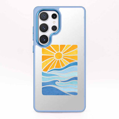 Samsung S24 Case - Ocean Blue - "Sun&Sea" - sustainable