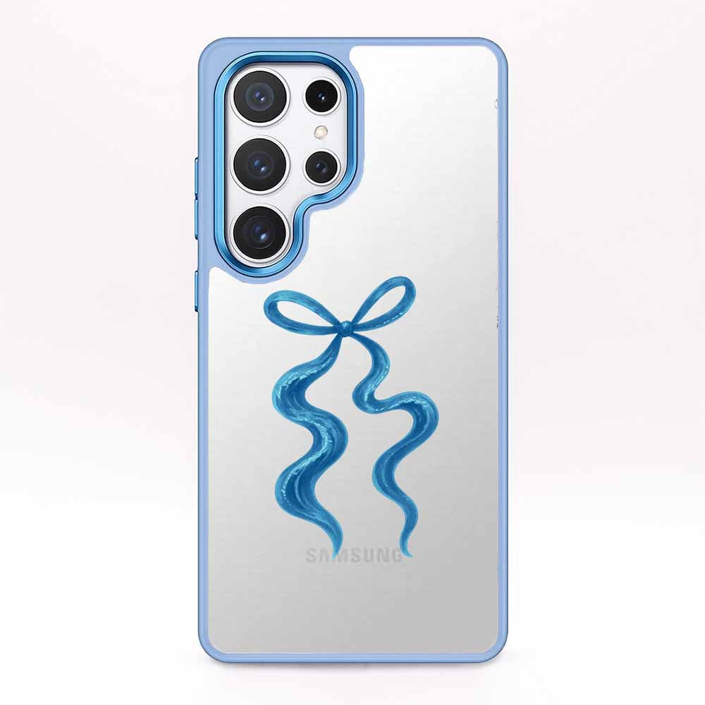 Samsung S24 Hülle - Schleife blau - "tideknot" - nachhaltig