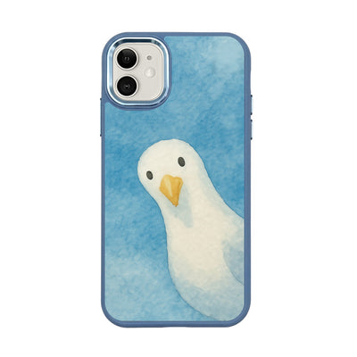 iPhone 11 hoesje - Seagull Blue - "Seagull" - Duurzaam