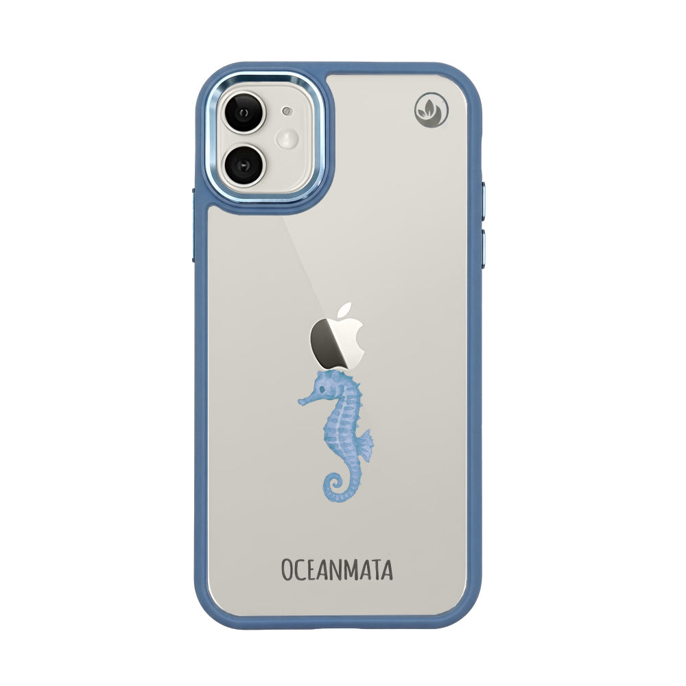 iPhone 11 Case - White Seahorse - "SeahorseTale" - sustainable