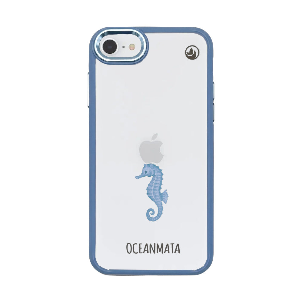 iPhone SE/7/8 Case - Seahorse white - "SeahorseTale" - sustainable