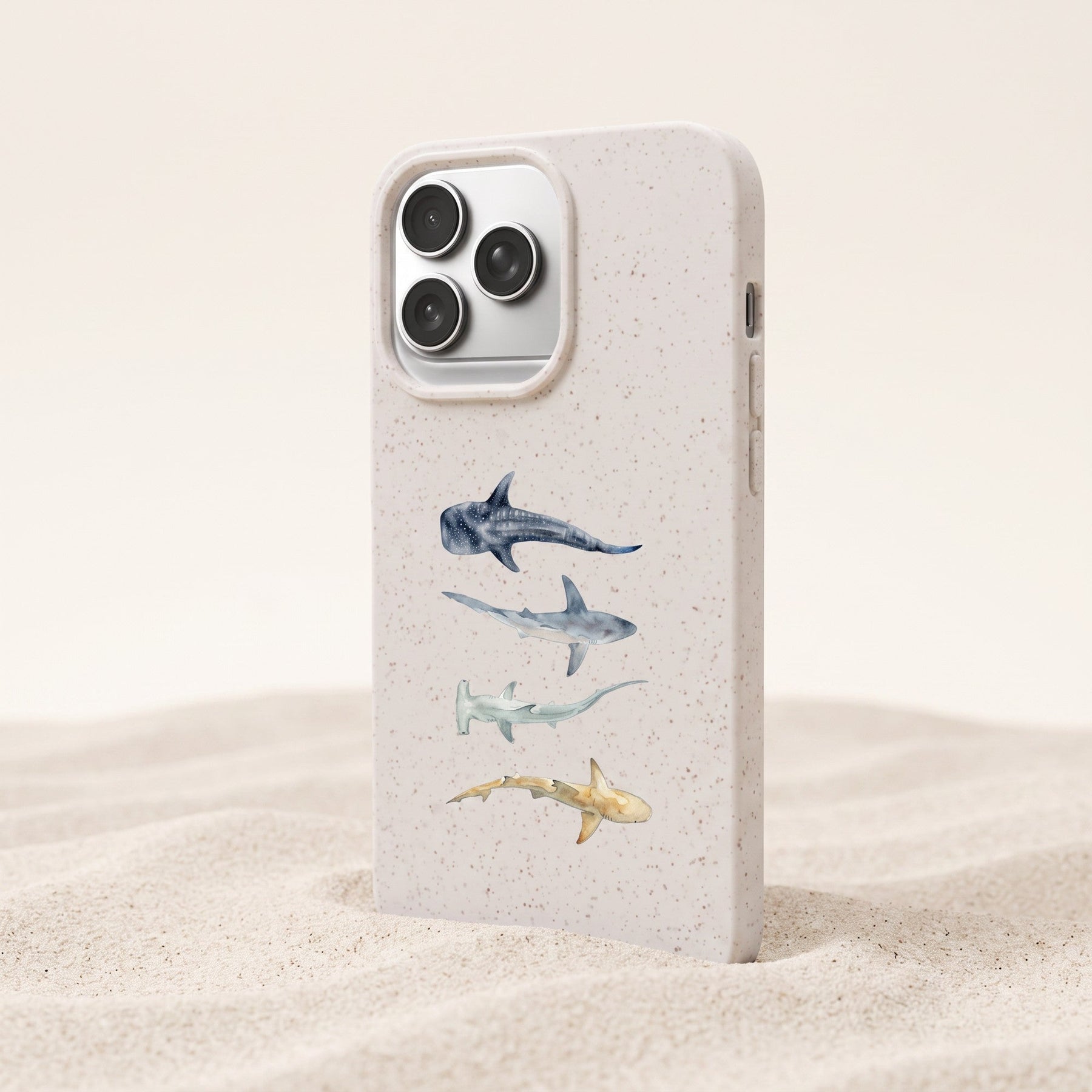 Biologisch abbaubare Handyhülle iPhone 13 pro Sharkproject — kompostierbar — Freisteller