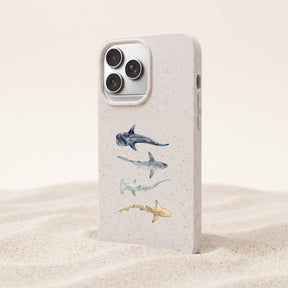Biologisch abbaubare Handyhülle iPhone 13 pro Sharkproject — kompostierbar — Freisteller
