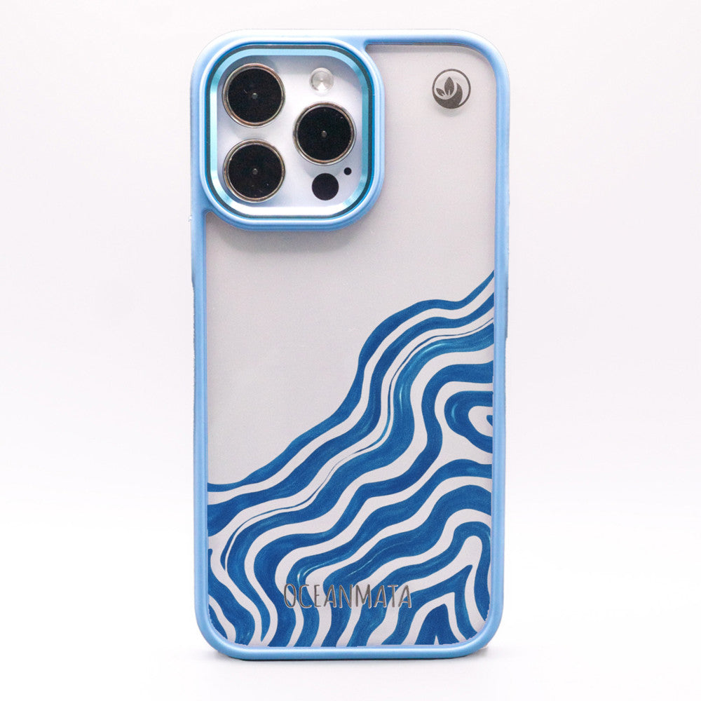 iPhone 15 pro Hülle - Welle abstrakt - "Summerwave" - nachhaltig
