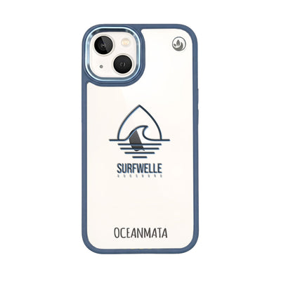 iPhone 13 Case - Blue Surf Wave - "Surfwelle Augsburg" - sustainable