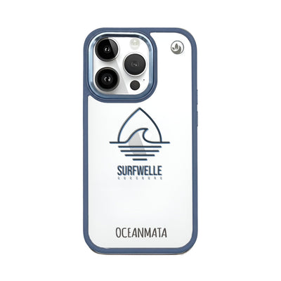 iPhone 14 Pro Max Case - Surf Wave Blue - "Surf Wave Augsburg" - sustainable