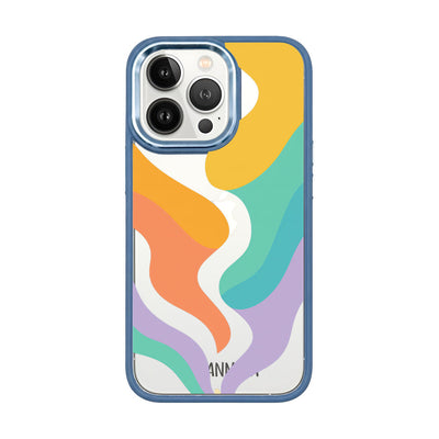 iPhone 13 pro case - colorful waves - "Tide Flow" - sustainable