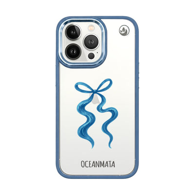 iPhone 13 Pro Case - Blue Bow - "tideknot" - Sustainable