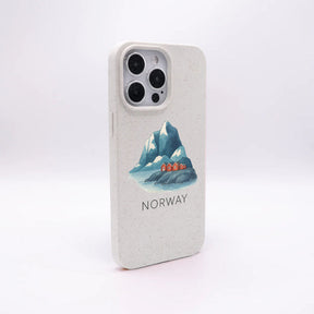 iPhone 13 pro max Hülle - Norwegen weiß - "Norway" - nachhaltig