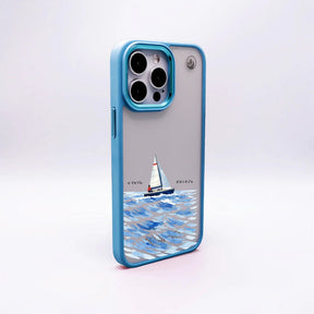 Nachhaltige Handyhülle iPhone 13 Towardsthehorizon aus Ocean Plastic — Rückseite