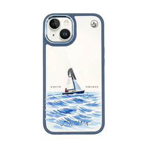 Nachhaltige Handyhülle iPhone 14 Towardsthehorizon aus Ocean Plastic — Vorderseite