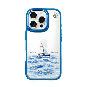 Nachhaltige Handyhülle iPhone 16 pro Towardsthehorizon aus Ocean Plastic — Vorderseite