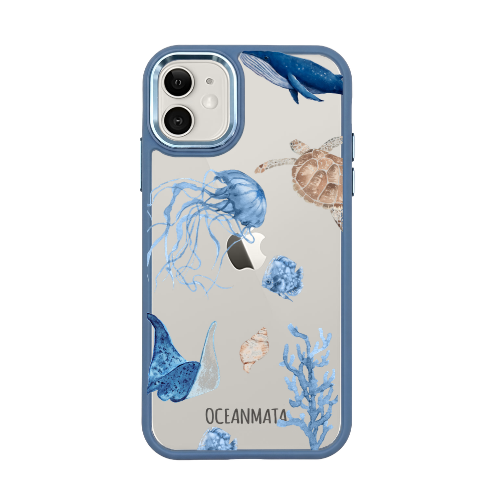 iPhone 11 Case - white turtle - "Turtle &amp; Friends" - sustainable
