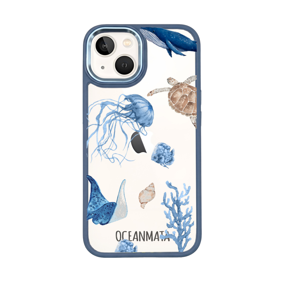 iPhone 13 case - white turtle - "Turtle &amp; Friends" - sustainable