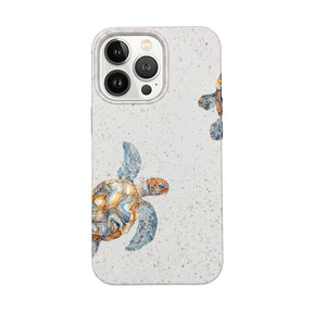 Biologisch abbaubare Handyhülle iPhone 13 pro Turtlegaze — kompostierbar — Vorderseite