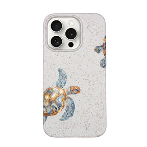 Biologisch abbaubare Handyhülle iPhone 15 pro max Turtlegaze — kompostierbar — Vorderseite
