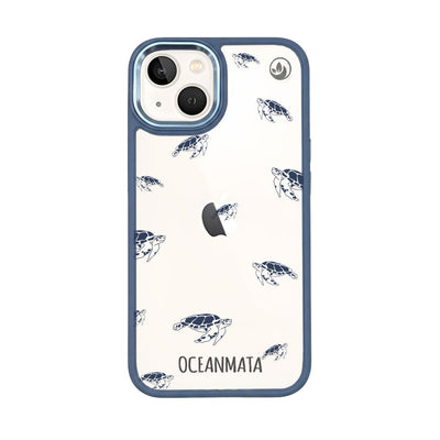 iPhone 13 Case - Turtles Blue - "Turtlino" - Sustainable