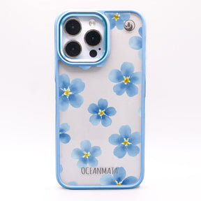 iPhone 16 pro max hoesje - vergeet-me-nietje - duurzaam