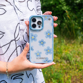 iPhone 11 pro Hülle - vergissmeinnicht - "forget-me-not" - nachhaltig
