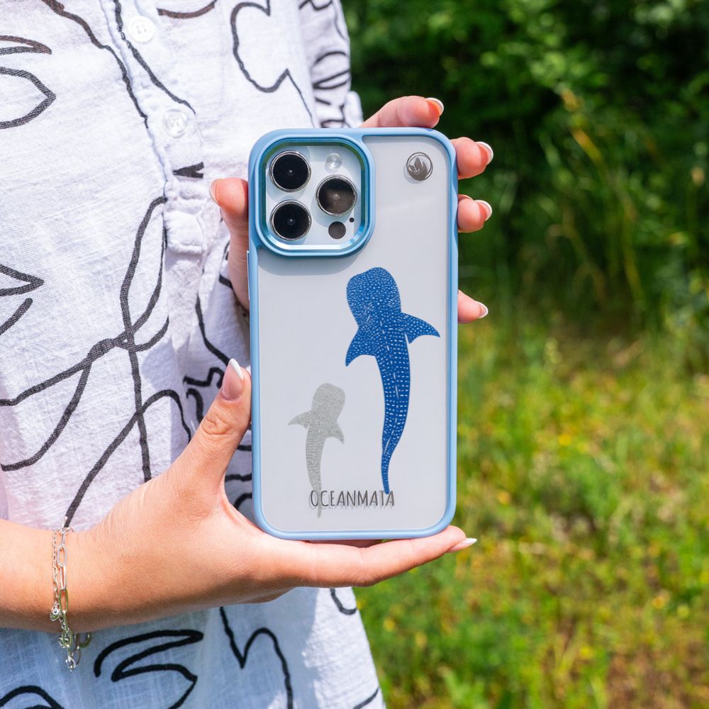 Samsung S25 Hülle - Walhai blau - "Walhai" - nachhaltig