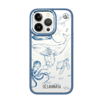 iPhone 13 pro case - whale blue - "WhaleLife" sustainable