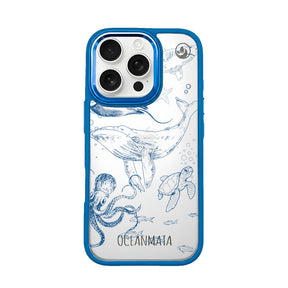 iPhone 16 pro max case - whale blue - "WhaleLife" sustainable