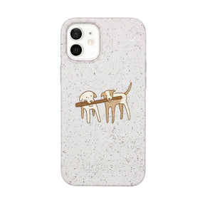Biologisch abbaubare Handyhülle iPhone 12 mini Wuff — kompostierbar — Vorderseite