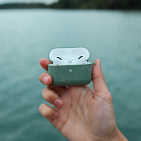 nachhaltige Apple AirPod Case Pro 1/2 "TURTLE" - Hülle - grün